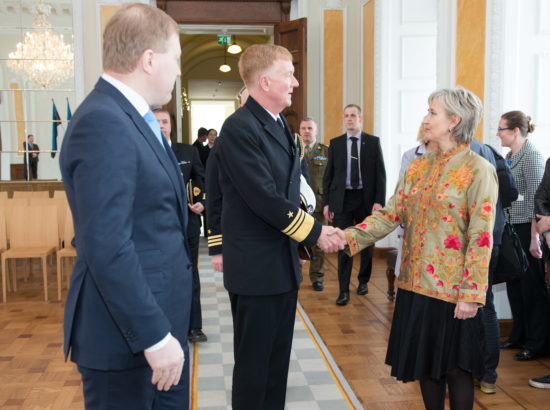 Kohtumine NATO mereväe laevastiku ülema ja USA 6. laevastiku ülema viitseadmiral James G. Foggoga